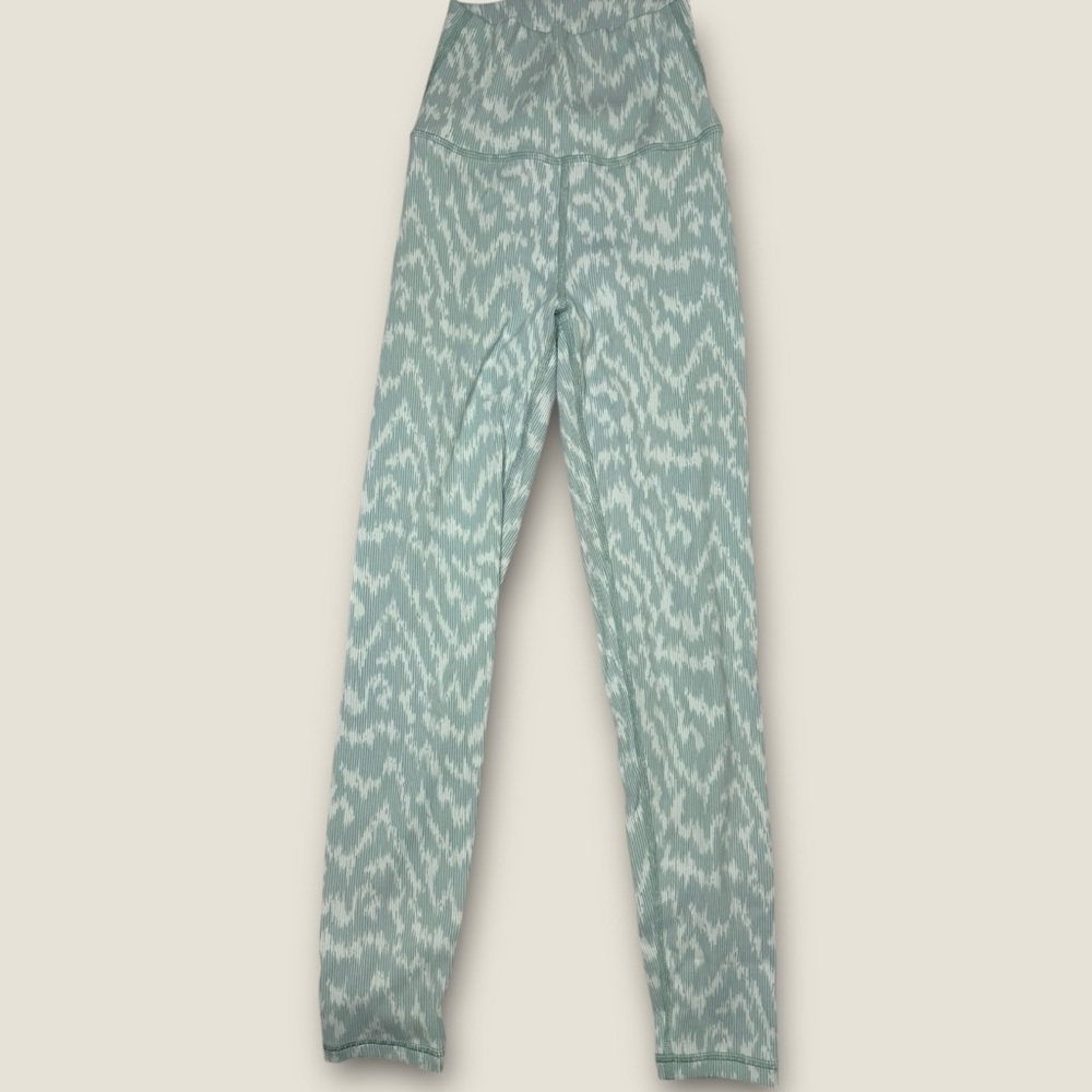 Aerie Offline Mint Green Patterned Leggings size‎ XSP